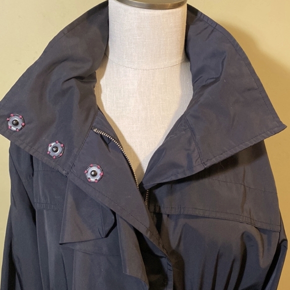 Ali Ro Ruched Ruffle Anorak Jacket - Picture 5 of 13